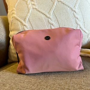 Lululemon rose color Makeup Bag